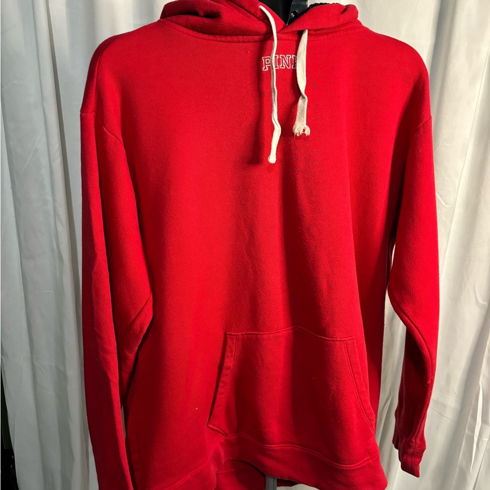 Victoria's Secret Red Hoodie Sweatshirt Classic